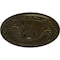 Ekena Millwork Lunel Ceiling Medallion (Fits Canopies up to 3 3/4"), Hand-Painted Green Gold, 20 1/4"OD x 1 1/2"P CM20LUGGS - alternate 2